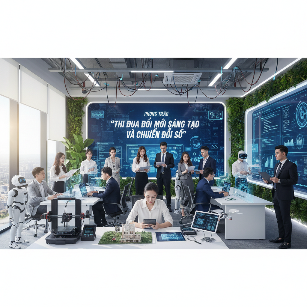  Phú Túc phát động phong trào thi đua “Đổi mới sáng tạo và chuyển đổi số” giai đoạn 2025 – 2030