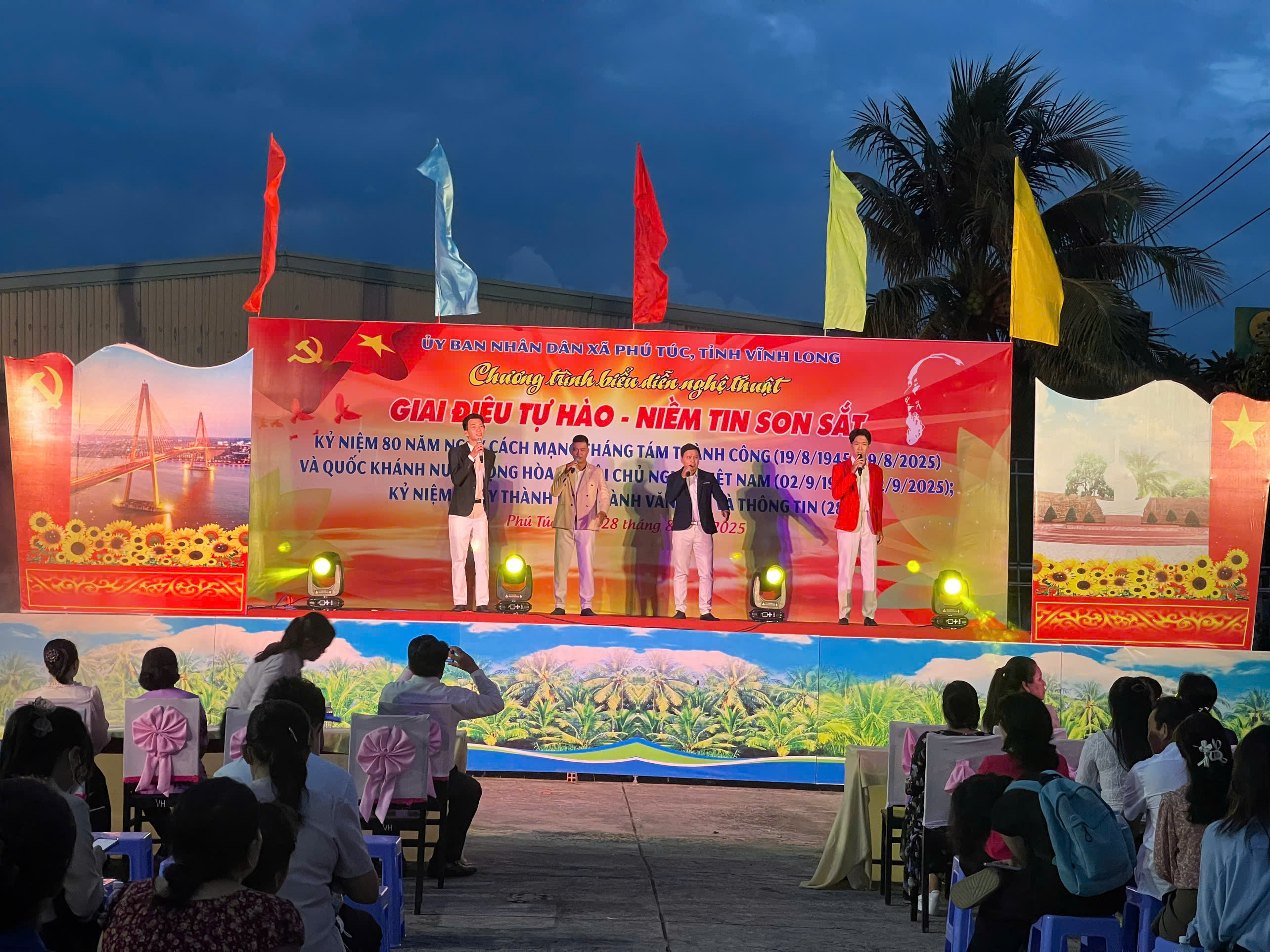 Phú Túc tổ chức Chương trình nghệ thuật hướng về Tổ quốc với chủ đề “Giai điệu tự hào, niềm tin son sắt”