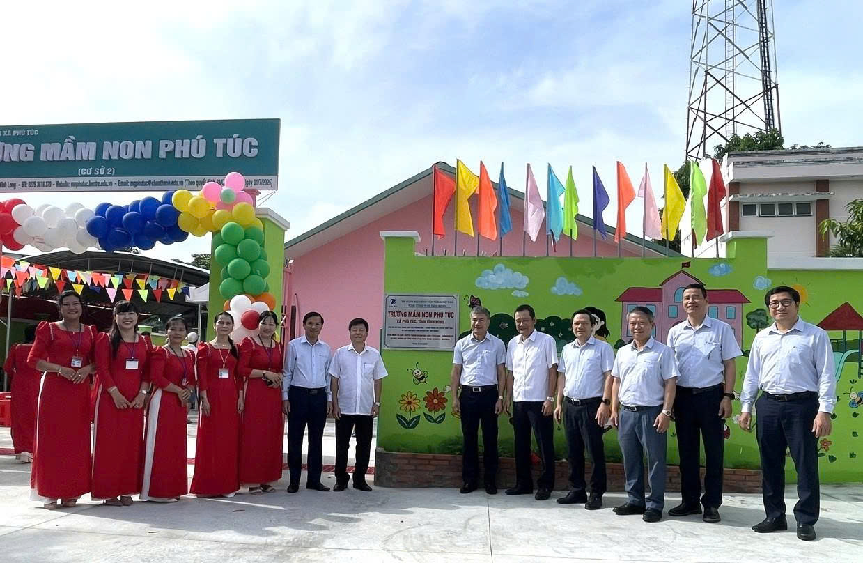 Lễ khánh thành Dự án cải tạo nâng cấp phòng học trường mầm non Phú Túc
