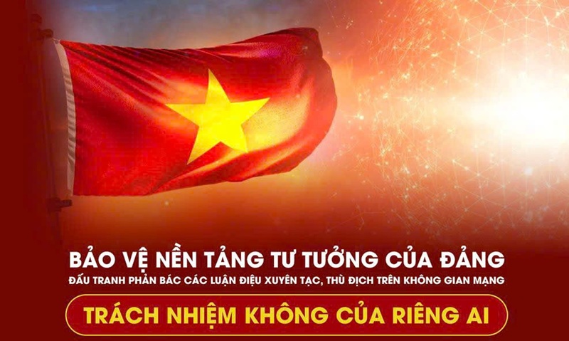 XÂY DỰNG “LÁ CHẮN THÉP” BẢO VỆ NỀN TẢNG TƯ TƯỞNG TRONG KỶ NGUYÊN  VƯƠN MÌNH CỦA DÂN TỘC VIỆT NAM
